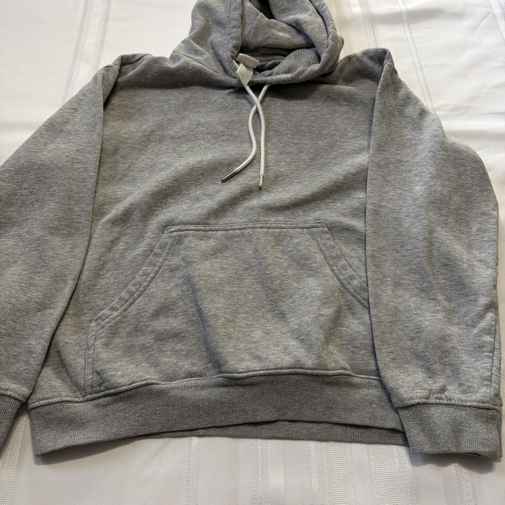 HM Basics Gray Pullover Hoodie Sweatshirt P/N 0456163 3 Mens Size M